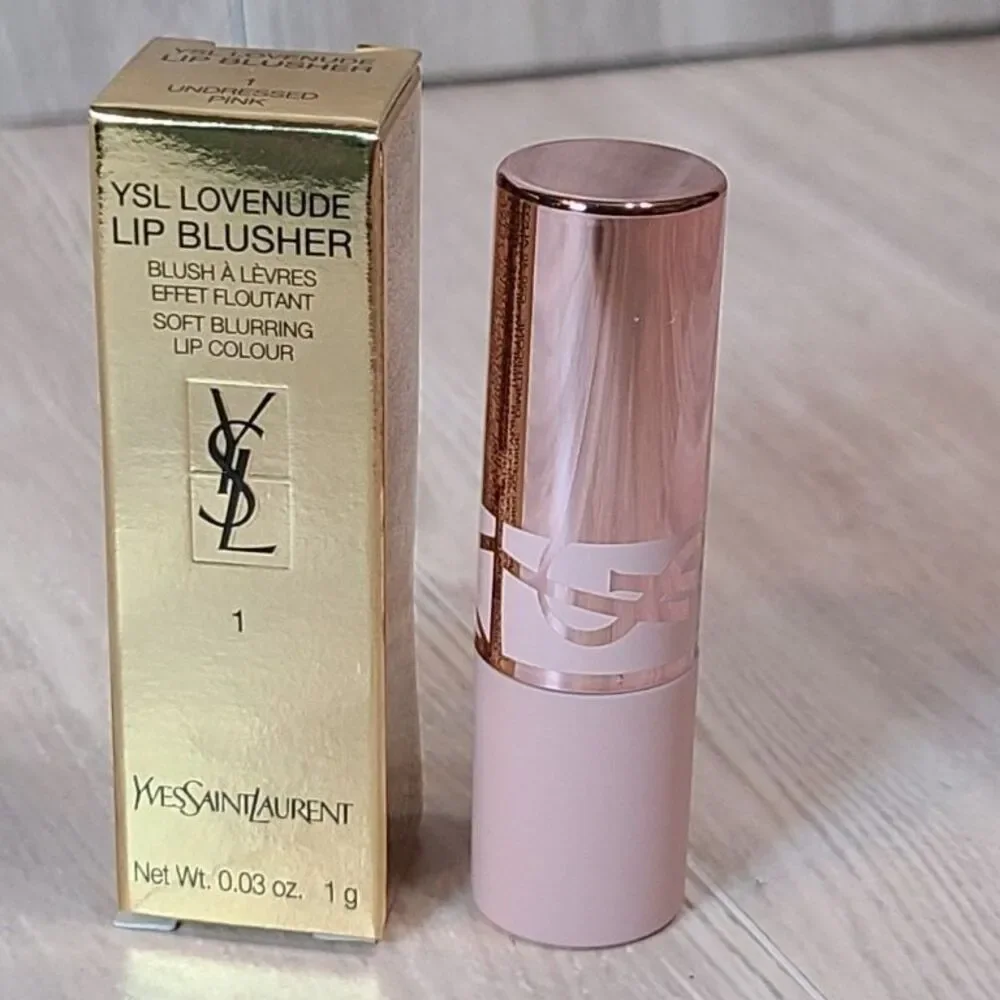 Yves Saint Laurent YSL LOVENUDE Lip Blusher Blurring Lipstick 01 Undressed Pink